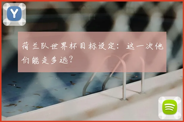 荷兰队世界杯目标设定：这一次他们能走多远？